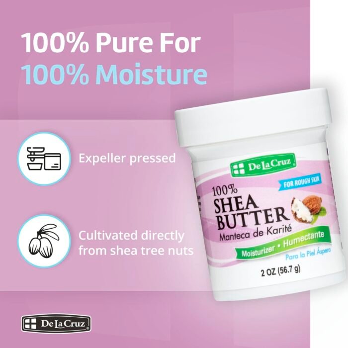 ⁦pure shea butter 100% - 56.7 g⁩ - الصورة ⁦3⁩