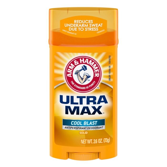 Arm & Hammer Ultra MAX Deodorant - Cool Blast - Solid - 2.6 oz - Made with Natural Deodorants