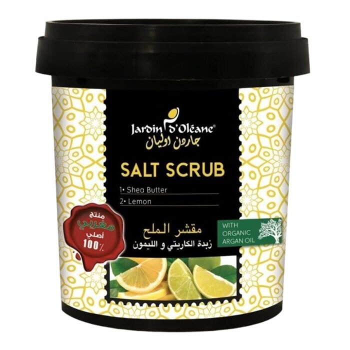 Garden Olean – Salt Scrub with Karite Butter and Lemon, 600 grams