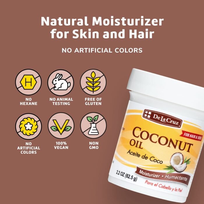 ⁦De La Cruz Coconut Oil Moisturizer⁩ - الصورة ⁦3⁩