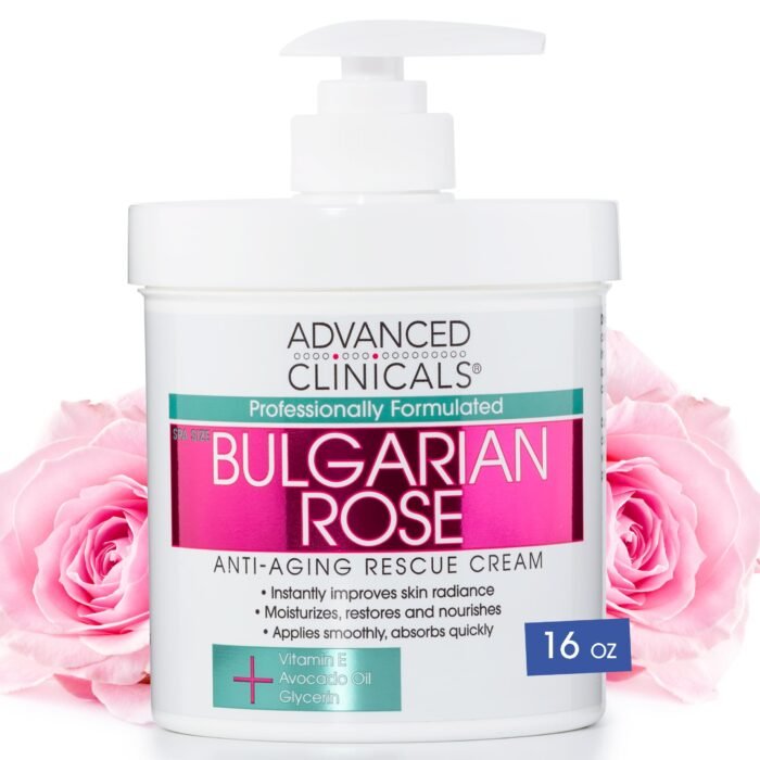 Body lotion with Bulgarian rose scent