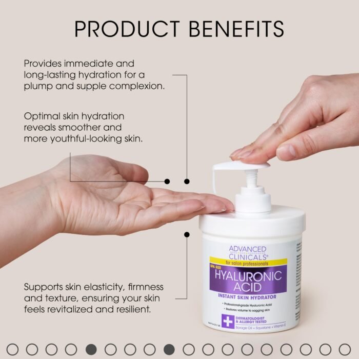 ⁦Body lotion with hyaluronic acid⁩ - الصورة ⁦3⁩