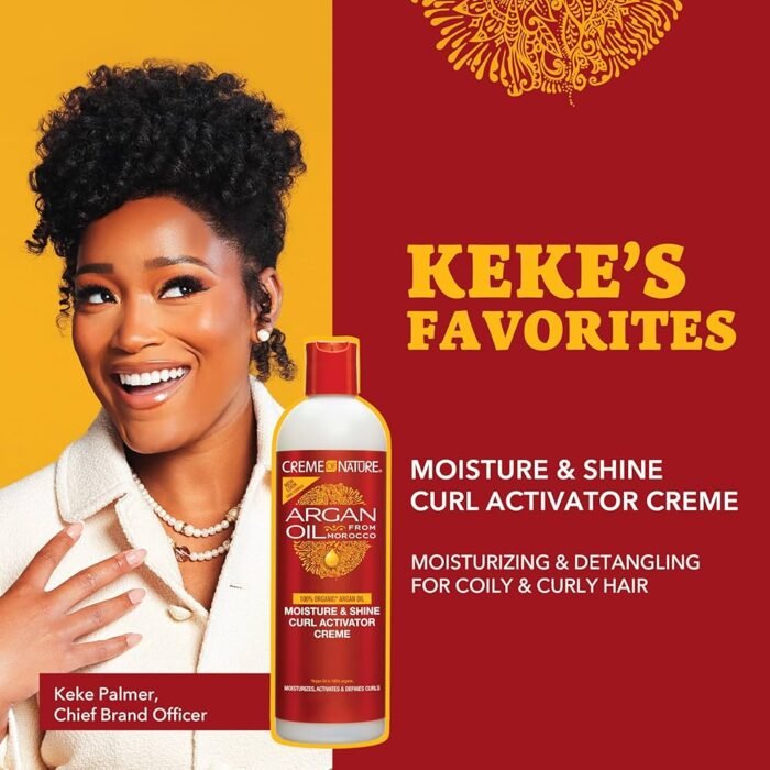⁦Creme of Nature, Argan Oil Moisture & Shine Curl Activator⁩ - الصورة ⁦3⁩