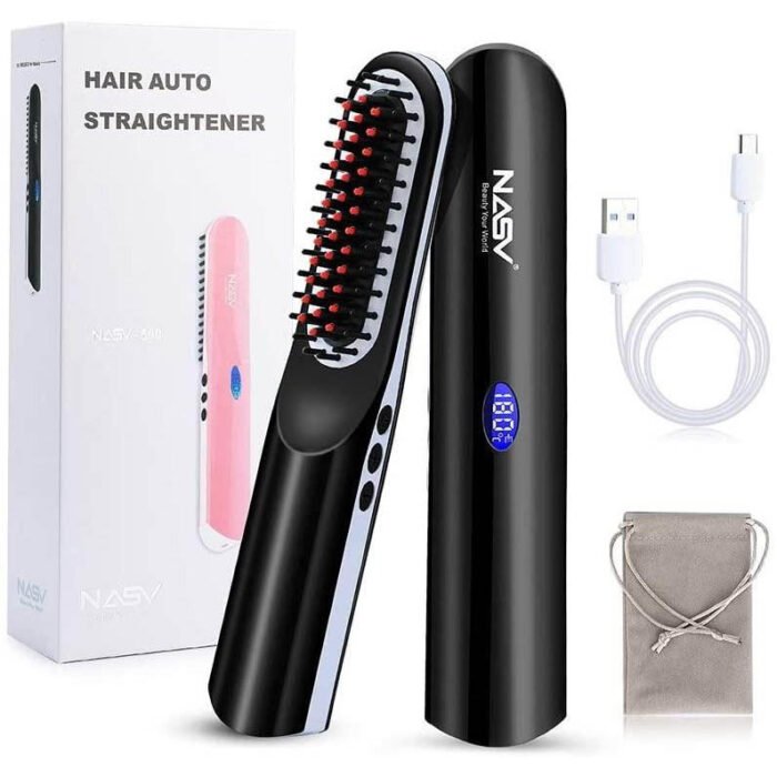 ⁦NASV 500 Hair Auto Straightener(Black)⁩ - الصورة ⁦4⁩