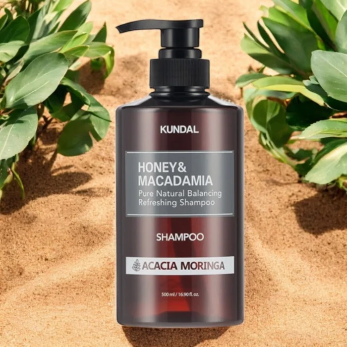 ⁦Kondal Natural Luxury Honey, Macadamia & Intense Protein (Acacia Moringa) Shampoo 500ml⁩ - الصورة ⁦3⁩