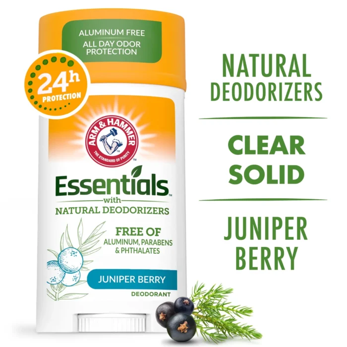 ⁦Arm & Hammer Essentials Clean Juniper Berry Deodorant - 71 g⁩ - الصورة ⁦2⁩