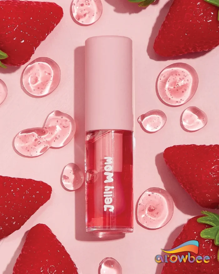 ⁦SHEGLAM-Jelly Wow Hydrating Lip Oil- Clear Lip Gloss Plumping⁩ - الصورة ⁦3⁩