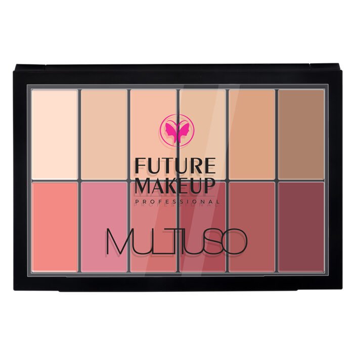⁦Future Makeup 12 Color Contour/Blush Cream Palette⁩ - الصورة ⁦2⁩