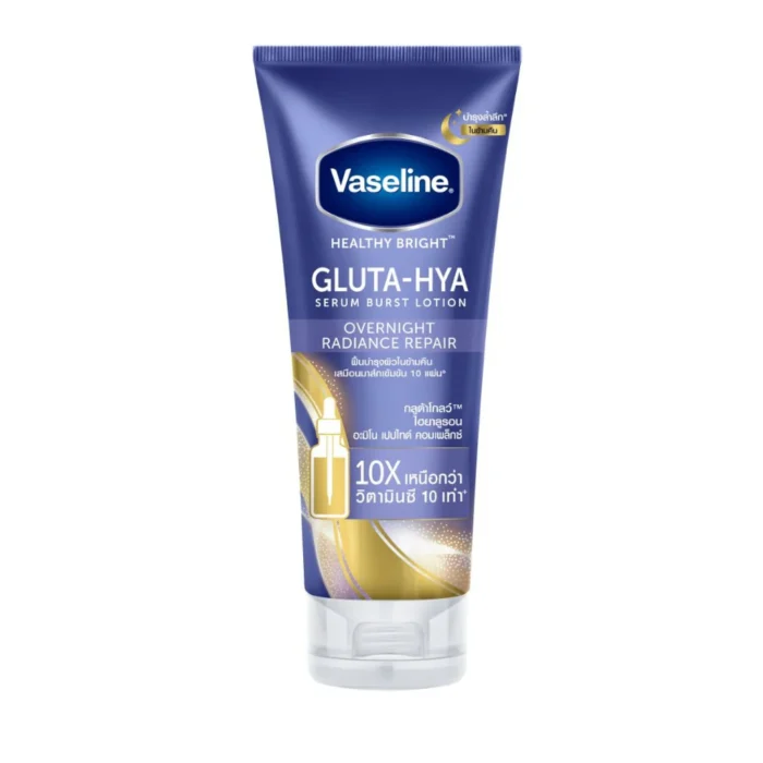 ⁦Vaseline Healthy Bright Gluta Haya Burst Lotion Pro Age Restore 300ml.⁩ - الصورة ⁦7⁩