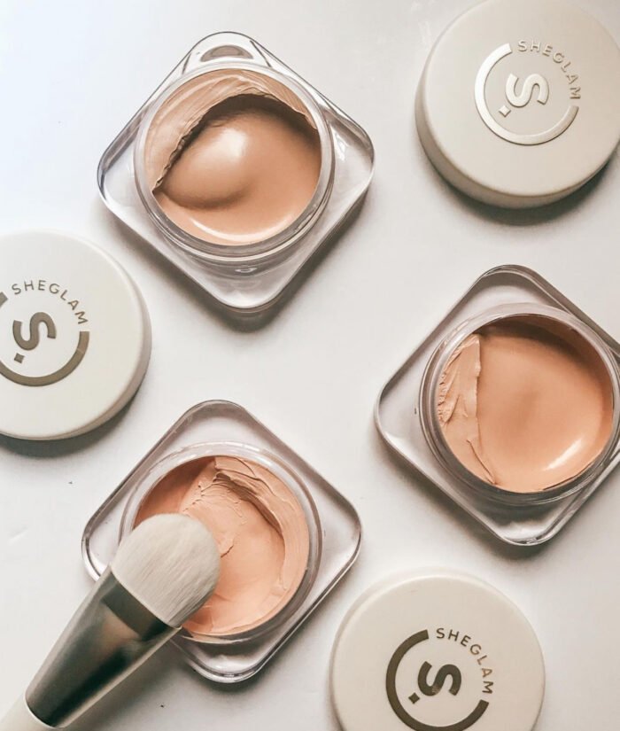 ⁦SHEGLAM Hydrating Cream Full Coverage Foundation Balm Long Lasting Concealer Face Foundation for Dry Skin⁩ - الصورة ⁦3⁩