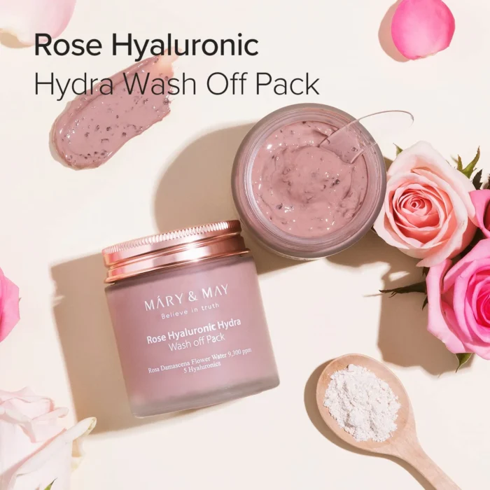 ⁦Mary & May Rose Hyaluronic Acid Hydra Lotion Set⁩ - الصورة ⁦2⁩