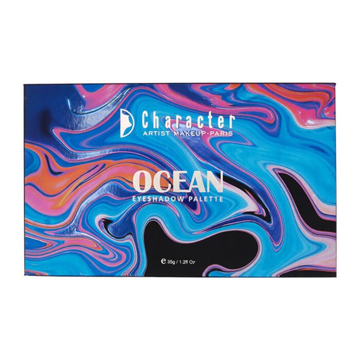 ⁦Character 28 Color Eyeshadow Palette Ocean⁩ - الصورة ⁦4⁩