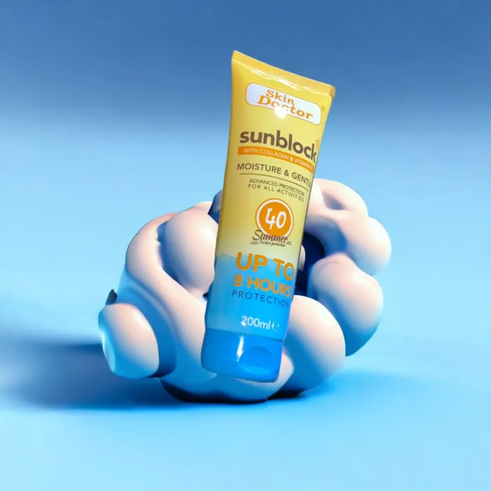 Skin Doctor sunscreen with collagen and vitamin E 200 ml