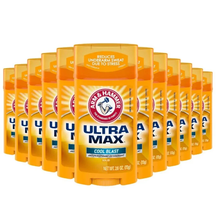 ⁦Arm & Hammer Ultra MAX Deodorant - Cool Blast - Solid - 2.6 oz - Made with Natural Deodorants⁩ - الصورة ⁦2⁩