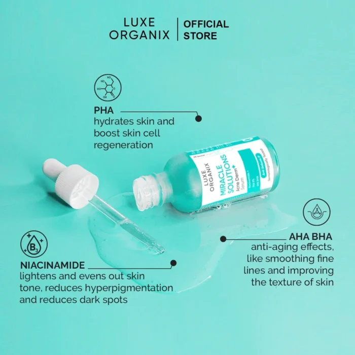 ⁦Miracle Solutions Acne Derm+ Serum for Acne Treatment 30 ml⁩ - الصورة ⁦4⁩