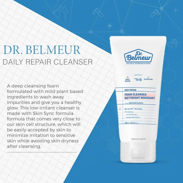 Dr.Belmeur Daily Repair Foam Cleanser 150ml