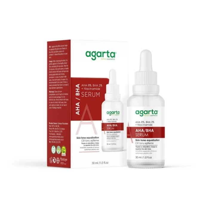 Agarta face peeling Serum (Aha 8 % + Bha 2%+ Niacinamide)