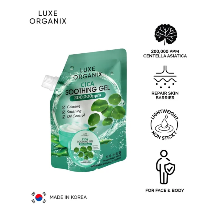 ⁦Lux Organics Lux Organics Cica Soothing Gel 100ml⁩ - الصورة ⁦2⁩
