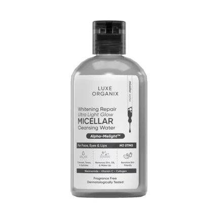 Luxe Organix Whitening Repair Ultra Light Glow Micellar Cleansing Beauty Water 300m