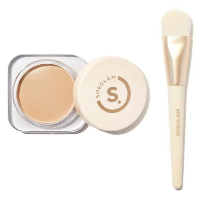 SHEGLAM Hydrating Cream Full Coverage Foundation Balm Long Lasting Concealer Face Foundation for Dry Skin