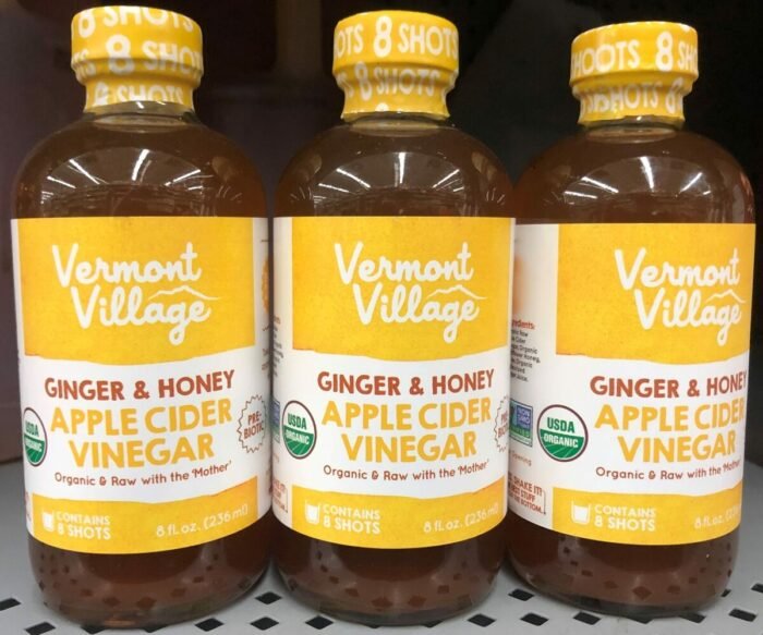 ⁦Vermont Village, Apple Cider Vinegar, Ginger and Honey, 8 fl oz (236 ml)⁩ - الصورة ⁦2⁩