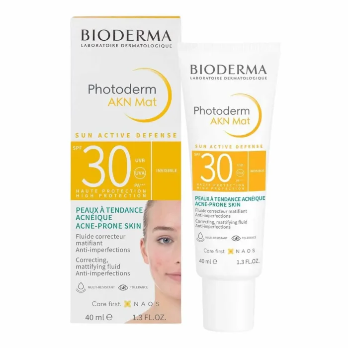 Bioderma Photoderm AKN Mat SPF30 Matifying Anti-Blemish Sunscreen