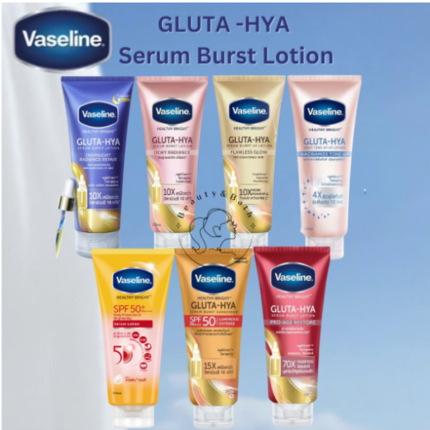 Vaseline Healthy Bright Gluta Haya Burst Lotion Pro Age Restore 290ml.