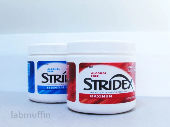 ⁦Stridex Essentials Acne Pads Blue 55Pcs⁩ - الصورة ⁦5⁩