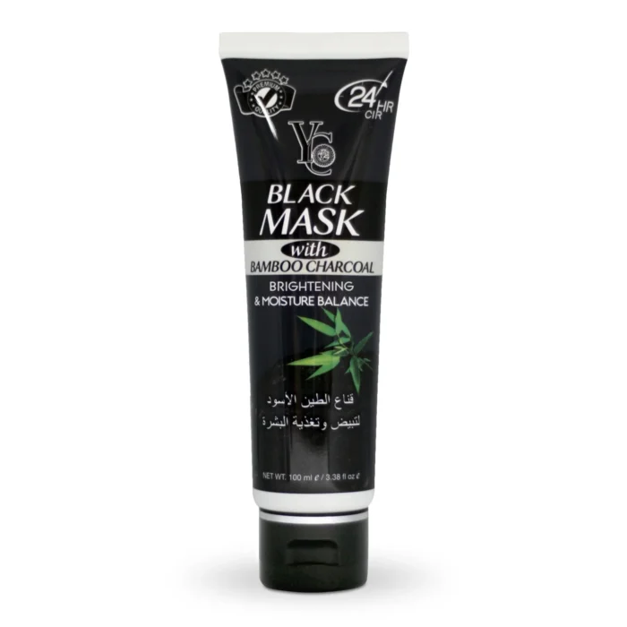 ⁦YC Black Mask with Bamboo Charcoal - 100 ml⁩ - الصورة ⁦2⁩