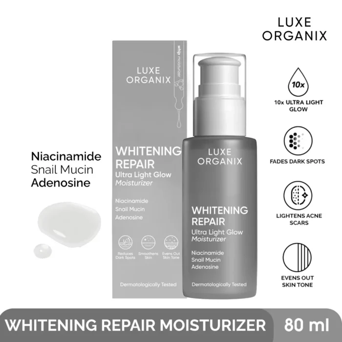 ⁦[Luxe Organix] Ultra Smooth Skin Whitening Moisturizer 80ml⁩ - الصورة ⁦3⁩