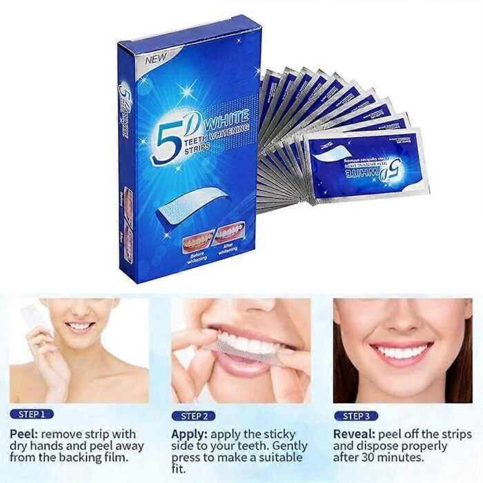 ⁦5D & 7D Gel Teeth Whitening Strips⁩ - الصورة ⁦2⁩
