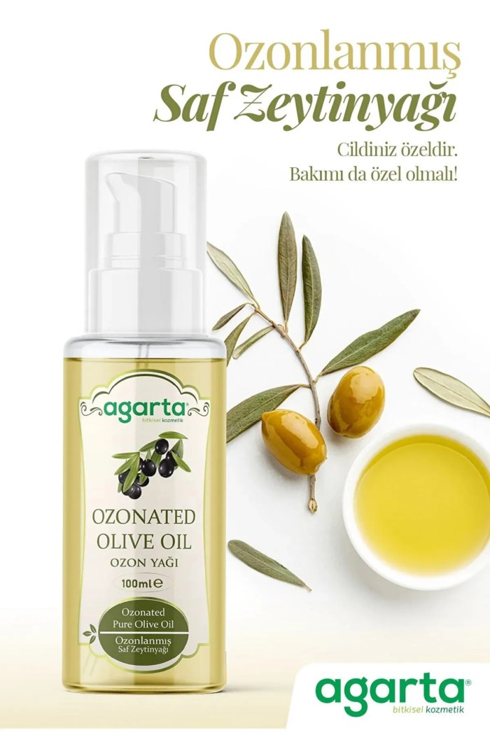 ⁦Agarta Natural Ozone Oil With Pure Olive Oil - 100 Ml⁩ - الصورة ⁦3⁩