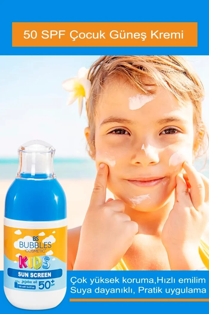 ⁦BUBBLES cosmetic sun screen SPF50⁩ - الصورة ⁦5⁩