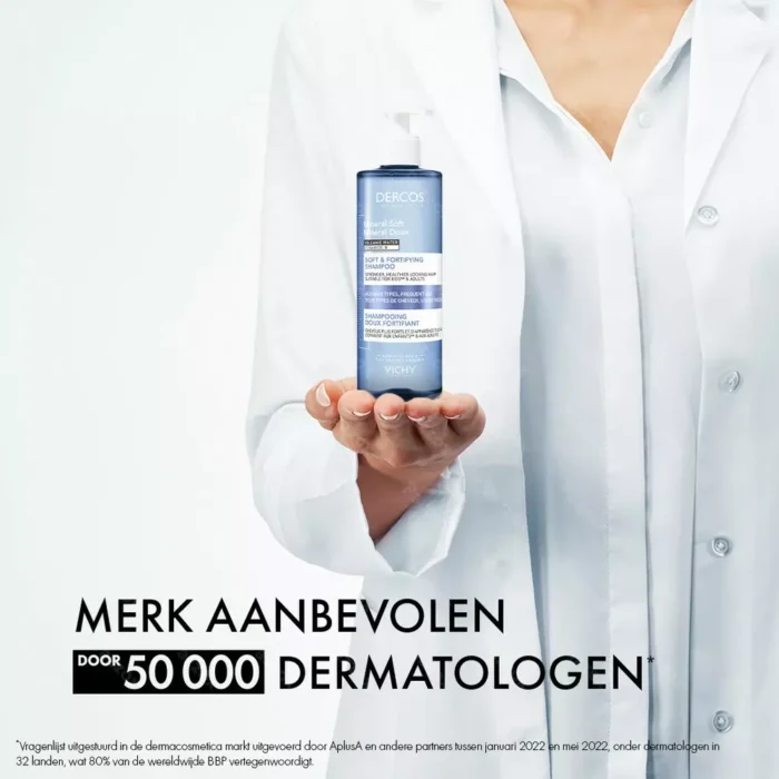 ⁦Dercos Mineral Soft and Fortifying Shampoo 400ml⁩ - الصورة ⁦3⁩