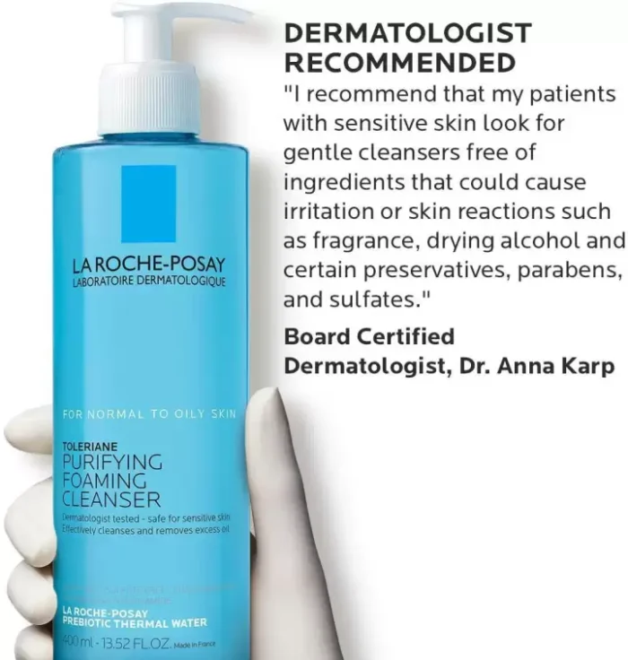 ⁦La Roche-Posay Toleriane Purifying Foaming Facial Wash⁩ - الصورة ⁦3⁩