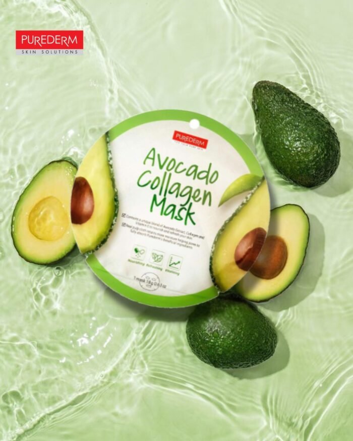 ⁦PUREDERM Collagen Mask (Round)⁩ - الصورة ⁦2⁩
