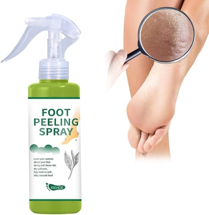 ⁦Foot Peeling Spray 100ml, Green Tea Foot Care Spray for Dead Skin Removal, Moisturizing and Nourishing⁩ - الصورة ⁦2⁩