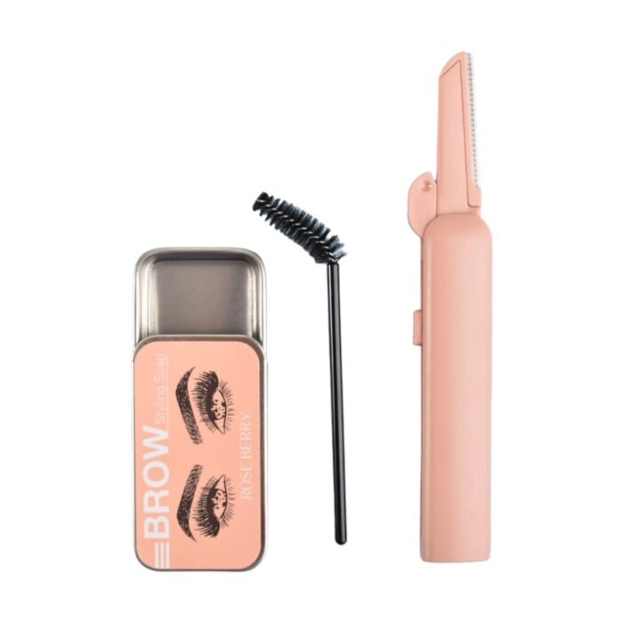 Roseberry Eyebrows styling soap and Razor Package