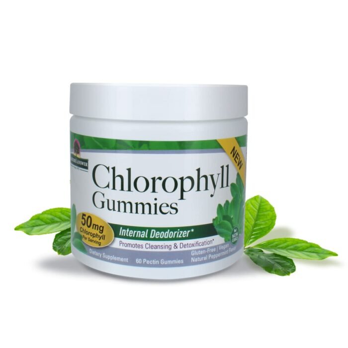 ⁦Nature's Answer Chlorophyll Gummies Natural Peppermint - 60 Gummies⁩ - الصورة ⁦2⁩