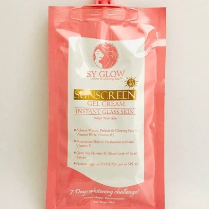 SY GLOW INSTANT GLASS SKIN SUNSCREEN GEL CREAM SPF 40 50ML