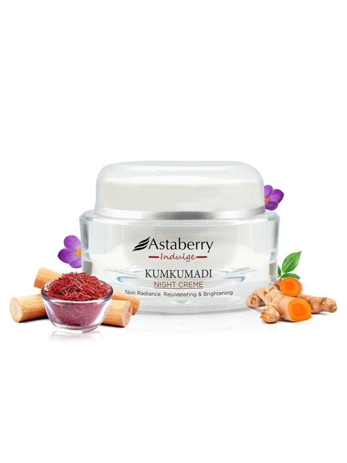 Astaberry Indulge Kumkumadi Night Cream for Glowing Skin