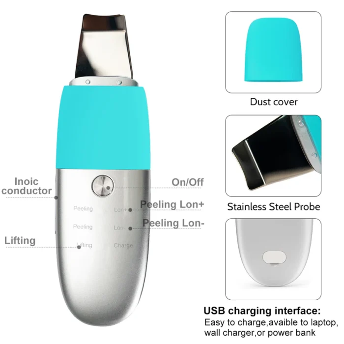 ⁦Ultrasonic face Skin Scrubber⁩ - الصورة ⁦5⁩