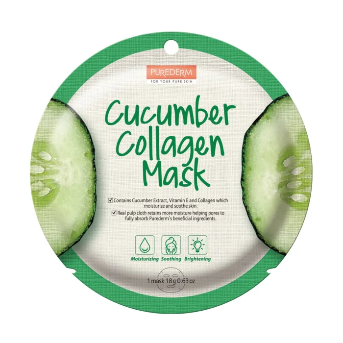 ⁦PUREDERM Collagen Mask (Round)⁩ - الصورة ⁦10⁩
