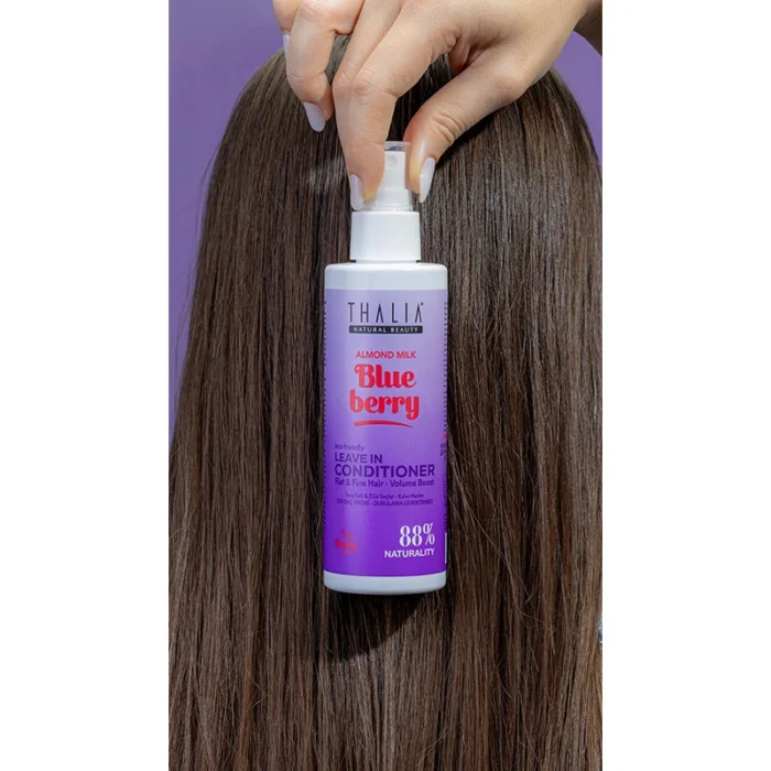 ⁦Liquid conditioner for soft and straight hair with almond milk and blueberry extract 200 ml⁩ - الصورة ⁦2⁩