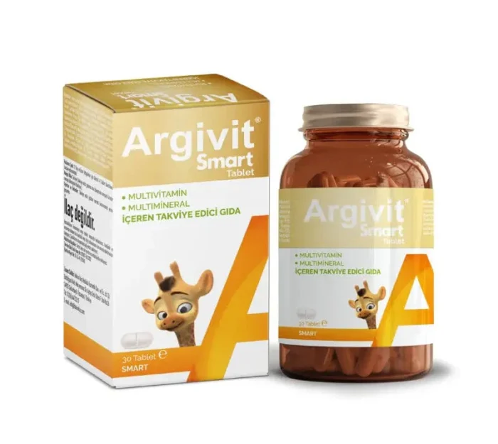 ⁦Argivit Smart pills, nutritional supplement 30 tablets⁩ - الصورة ⁦2⁩