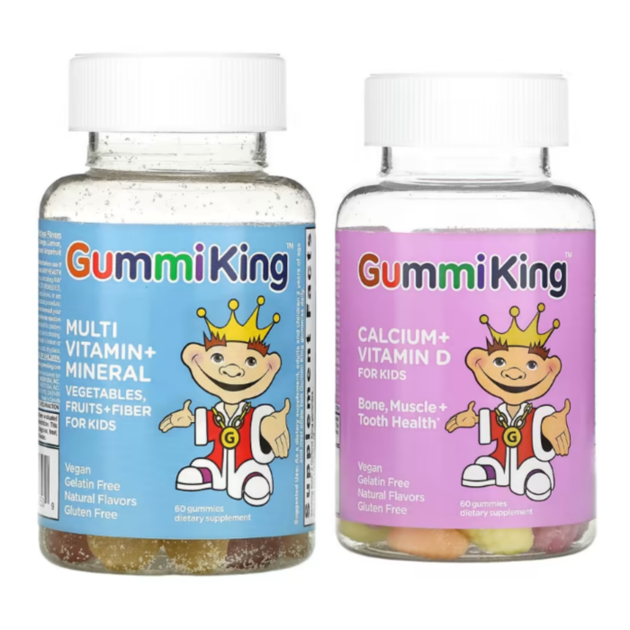 Gummy King, calcium And Multi Vitamins for kids