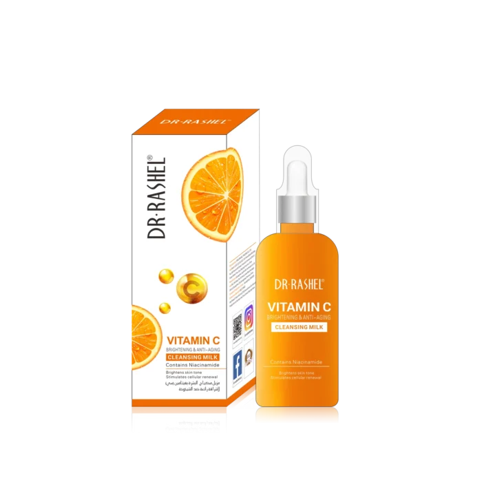 Vitamin c brightening & anti-aging cleansing milk