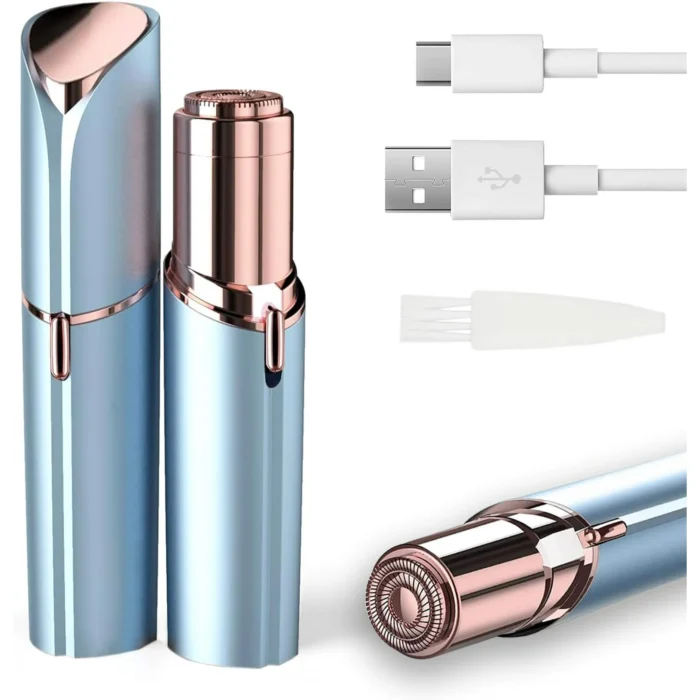 ⁦Facial Hair Removal for Women, Electric Painless Facial Hair Remover for Face, Lip, Chin with USB Rechargeable⁩ - الصورة ⁦2⁩