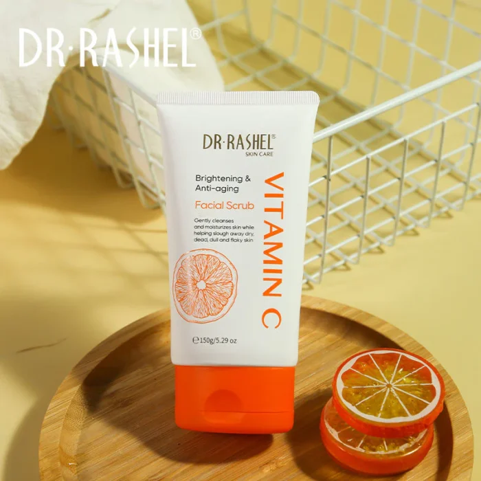 ⁦Dr Rashel Vitamin C Brightening & Anti-aging Facial Scrub⁩ - الصورة ⁦3⁩