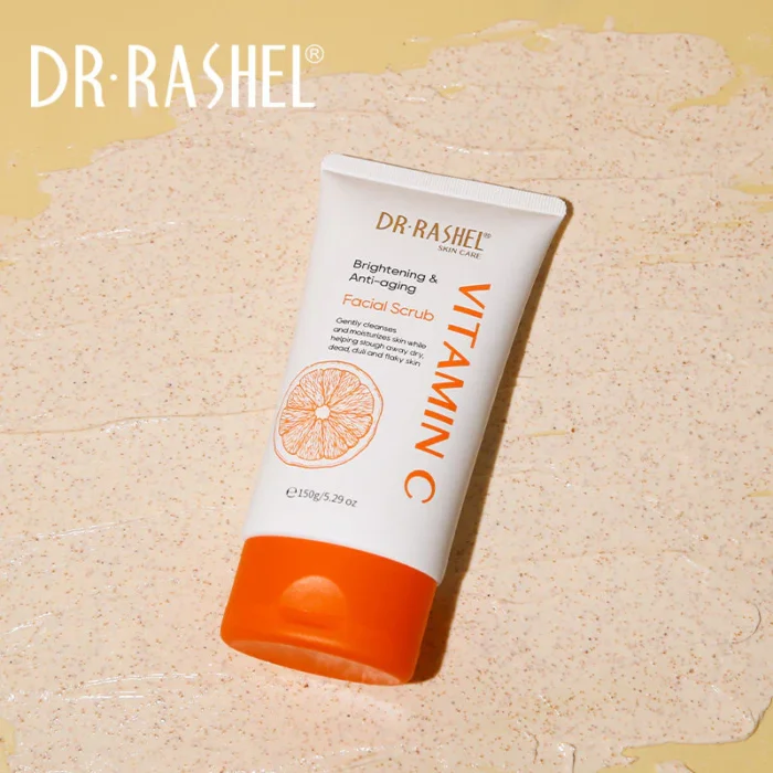 ⁦Dr Rashel Vitamin C Brightening & Anti-aging Facial Scrub⁩ - الصورة ⁦2⁩